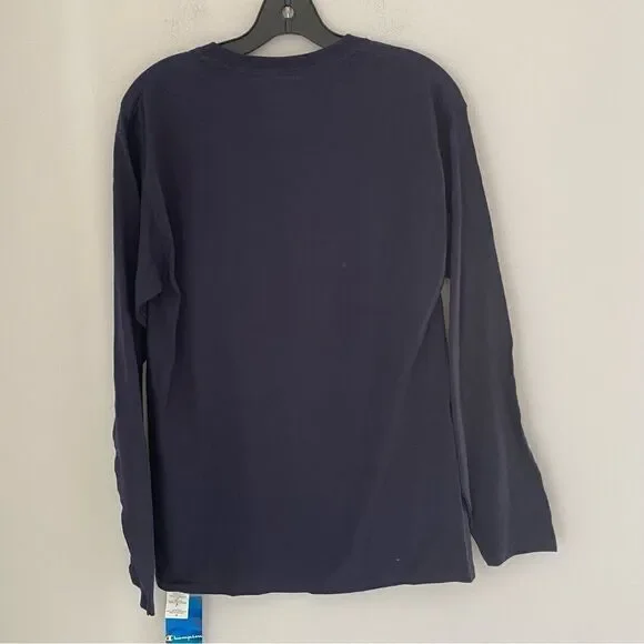Champion Men’s Long Sleeve Crew Neck Basic Tee size M - Picture 3 of 3